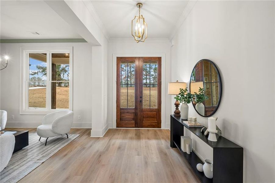 Furnished interior view inside a new home in , Canton (Image 38).