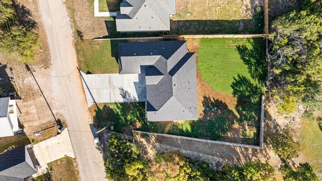 Exterior details and patio area of a home in , Granbury (Image 25). Exterior details and patio area of a home in , Granbury (Image 25).