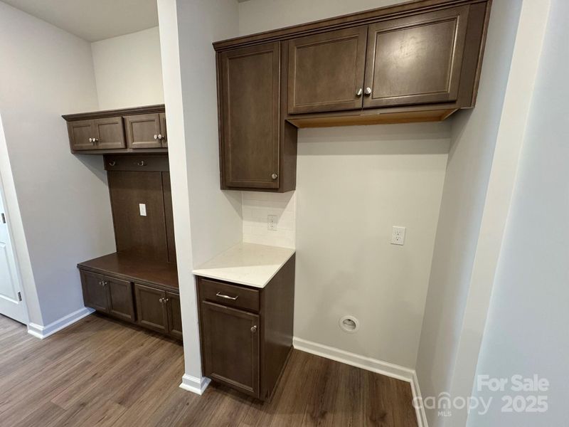 Refrigerator area cabinets