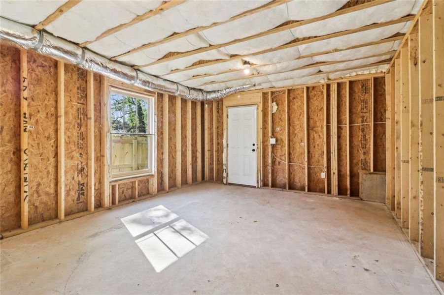 In-progress construction of a new home in , Atlanta, GA (Image 40). In-progress construction of a new home in , Atlanta, GA (Image 40).