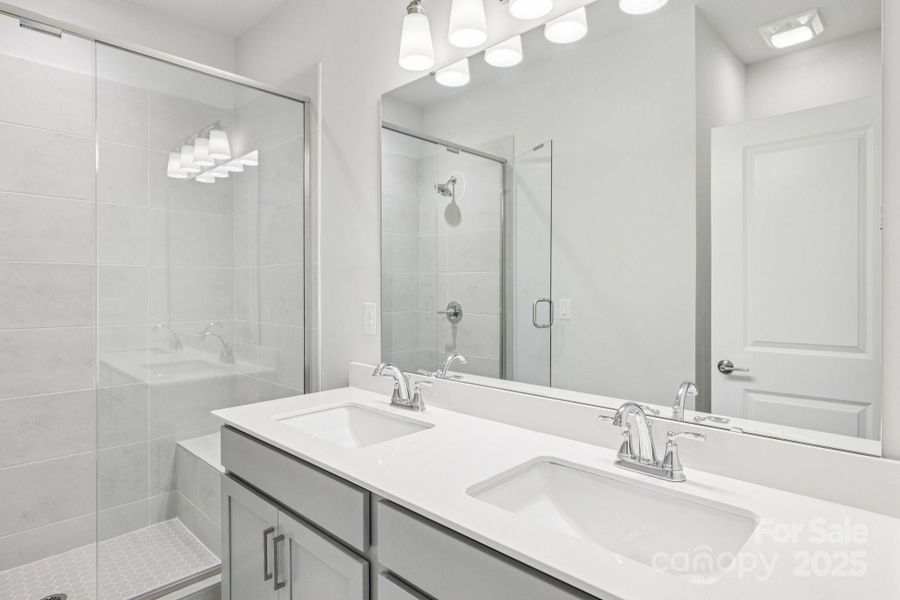 Furnished interior view inside a new home in , Huntersville (Image 8).