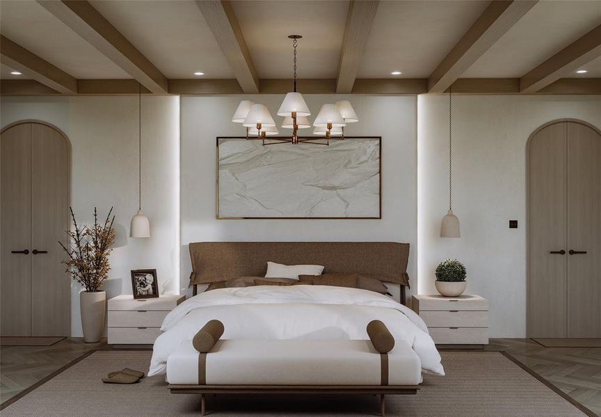 Furnished interior view inside a new home in , Highland Park (Image 6).