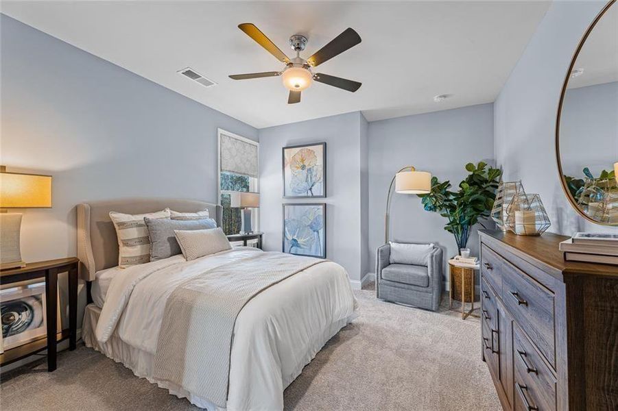 Furnished interior view inside a new home in Echo Grove, Cumming (Image 15).
