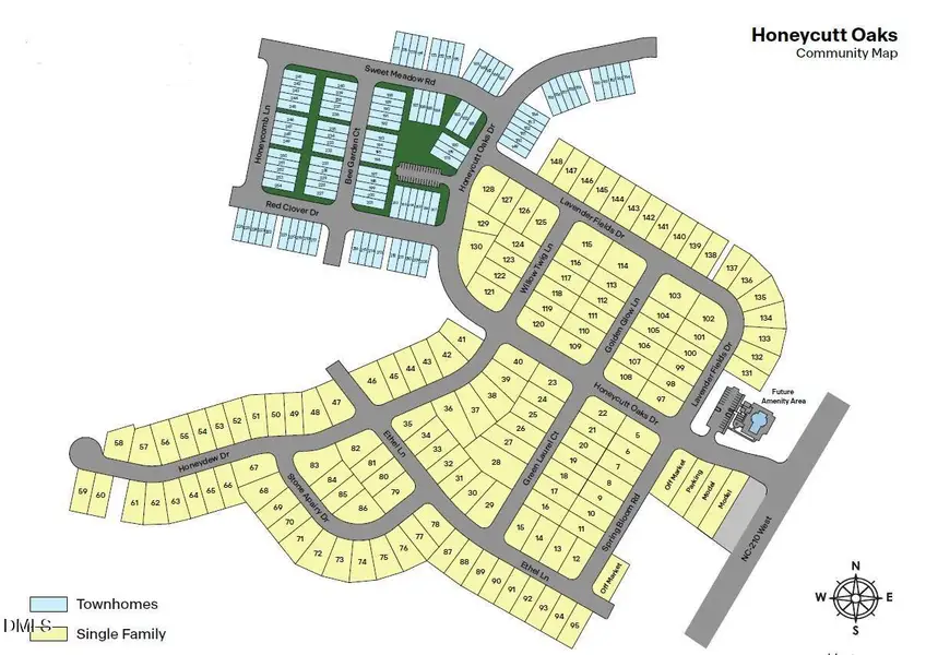 Honeycutt Oaks Site Map