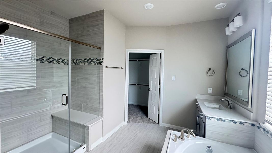 Furnished interior view inside a new home in Dunvale Village - Patio Home Collection, Houston (Image 11). Furnished interior view inside a new home in Dunvale Village - Patio Home Collection, Houston (Image 11).