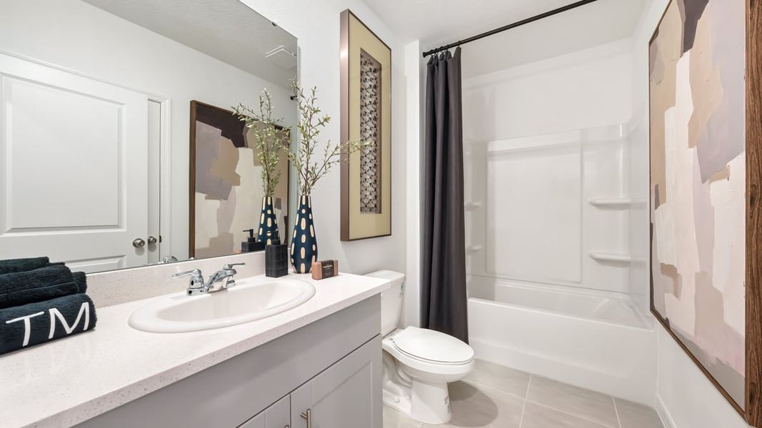 Representative furnished interior of a home built from the Magnolia by Taylor Morrison in Brookland Park, Auburndale (Image 13).