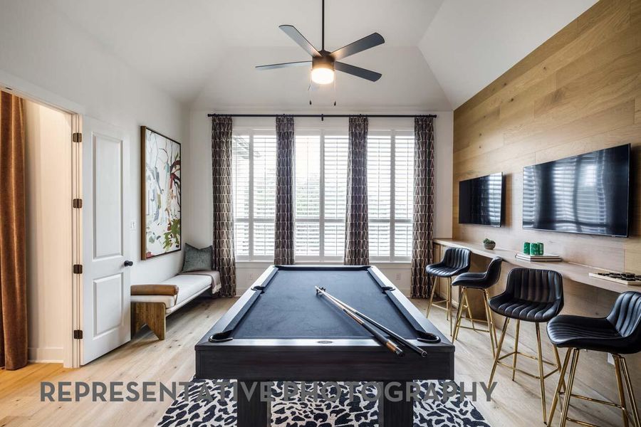 Furnished interior view inside a new home in Santa Rita Ranch, Liberty Hill (Image 26).