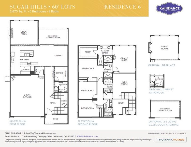 Sugar Hills Plan 6 Floor Plan