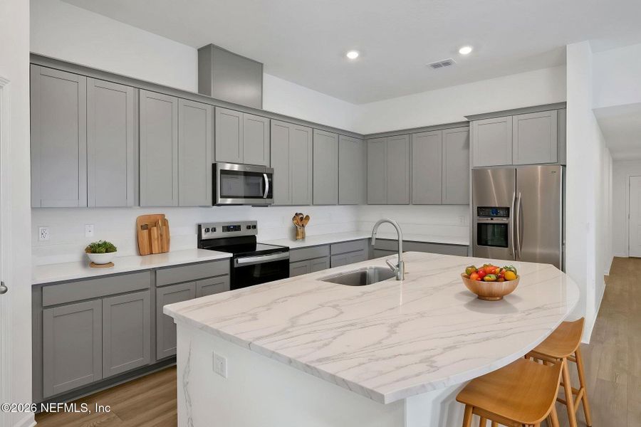 Furnished interior view inside a new home in Amberly, Green Cove Springs (Image 7).