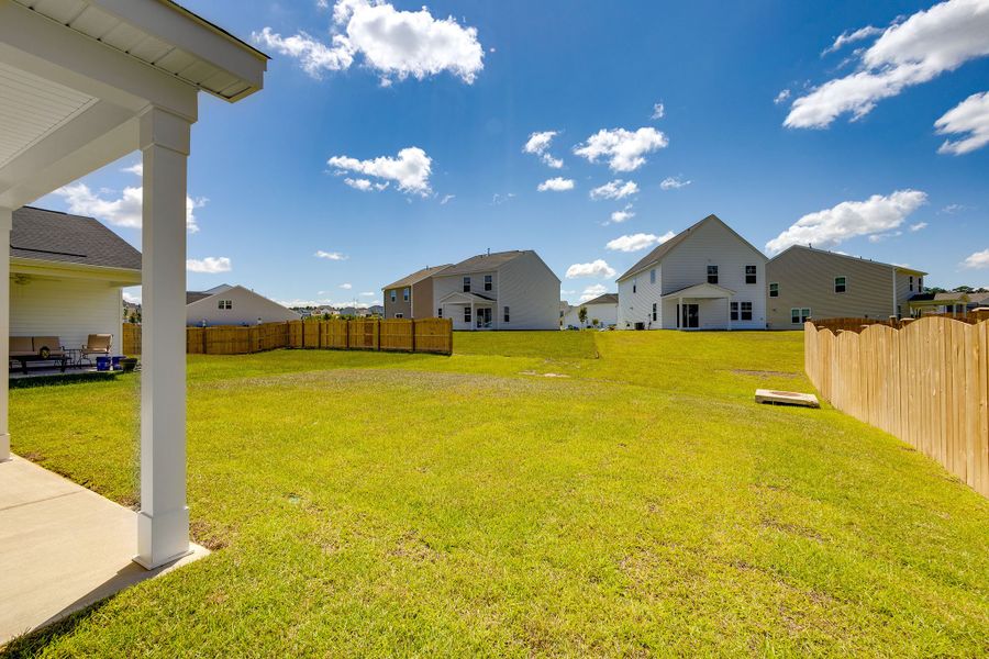 Exterior details and patio area of a home in Ellington, Elgin (Image 21).