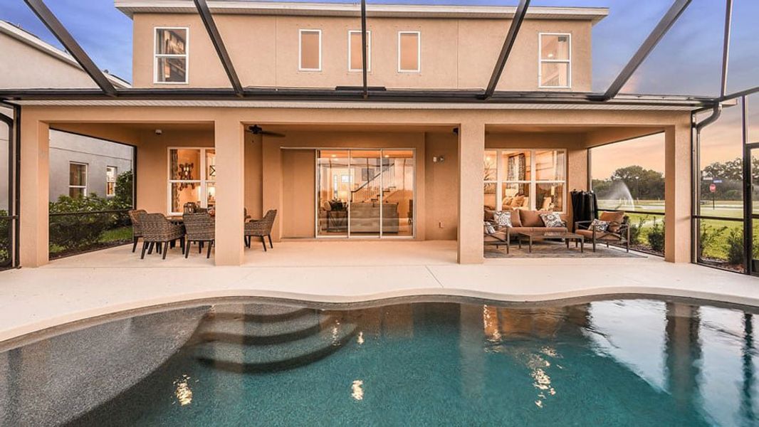 Representative exterior photo of a completed home built from the Bonaire by Taylor Morrison in Veranda Oaks, Port St. Lucie, FL (Image 69).