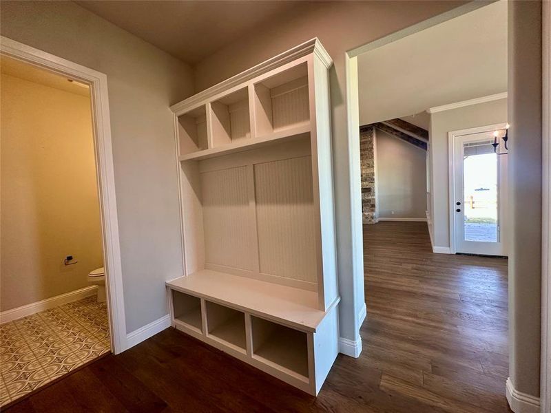 Furnished interior view inside a new home in , Dish (Image 5).