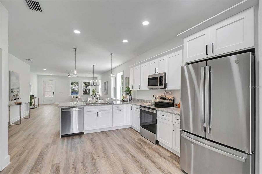 Furnished interior view inside a new home in , Tampa (Image 16). Furnished interior view inside a new home in , Tampa (Image 16).