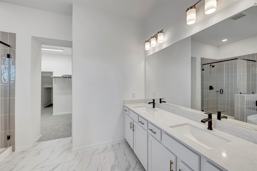 Furnished interior view inside a new home in Austin Point, Richmond (Image 14).