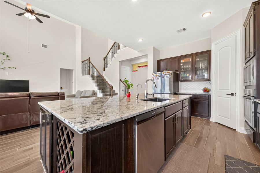 Furnished interior view inside a new home in , Katy (Image 16).