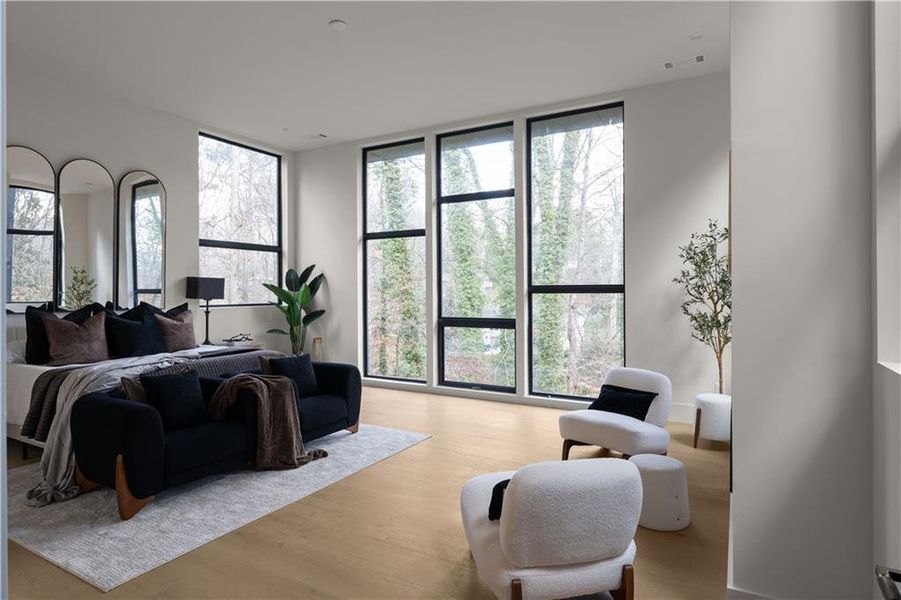 Furnished interior view inside a new home in , Atlanta (Image 45).