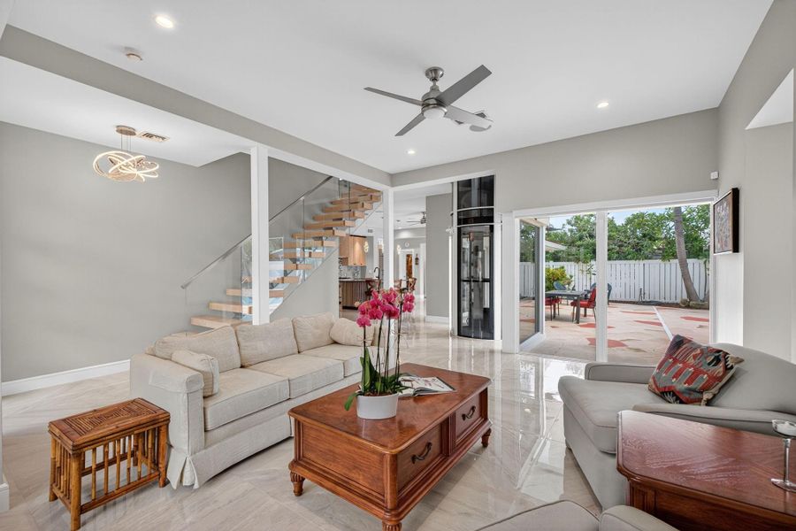 Furnished interior view inside a new home in , Fort Lauderdale (Image 32).