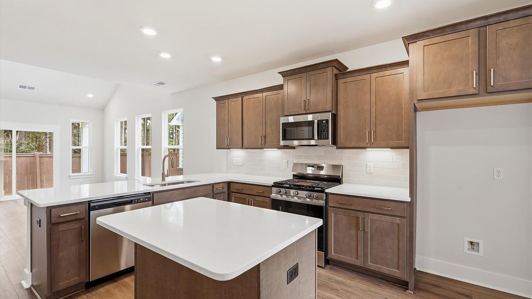 Furnished interior view inside a new home in Barton Hollow Single Family Homes, Fountain Inn (Image 15). Furnished interior view inside a new home in Barton Hollow Single Family Homes, Fountain Inn (Image 15).