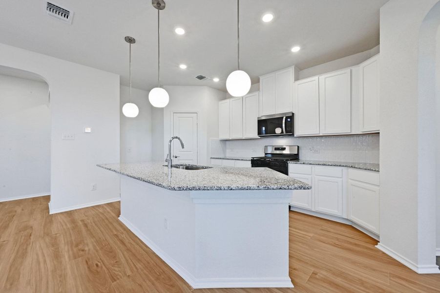 Furnished interior view inside a new home in Salerno - Heritage Collection, Round Rock (Image 7).