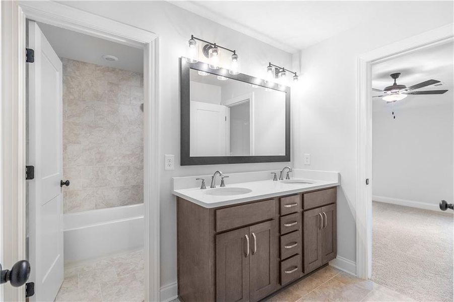 Furnished interior view inside a new home in Ella Springs, Covington (Image 7).