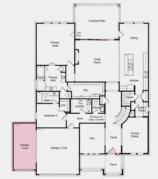 2D floor plan layout of this home in Avalon at Cypress, Cypress, TX (Image 2). 2D floor plan layout of this home in Avalon at Cypress, Cypress, TX (Image 2).