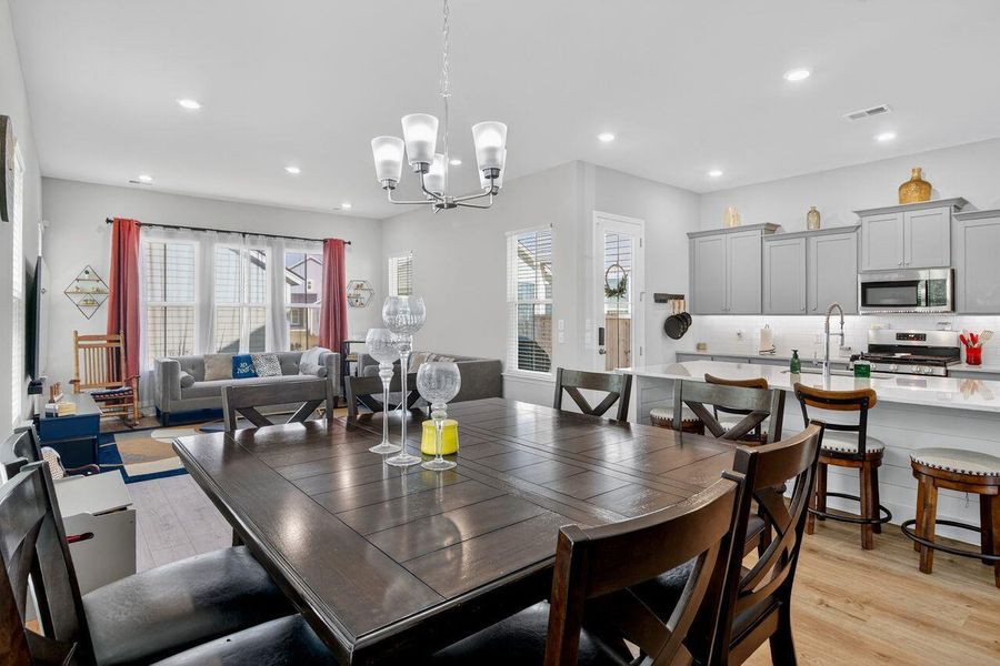 Furnished interior view inside a new home in , Summerville (Image 7).