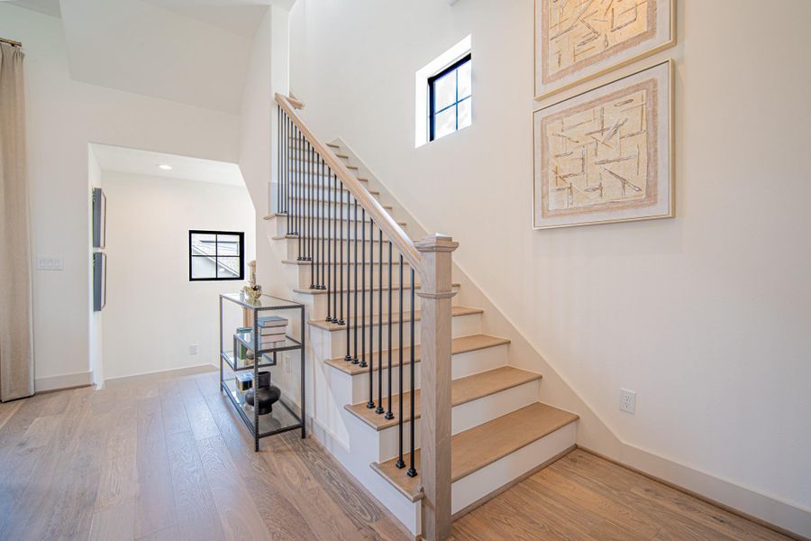 Furnished interior view inside a new home in Spring Valley Creek, Houston (Image 18).