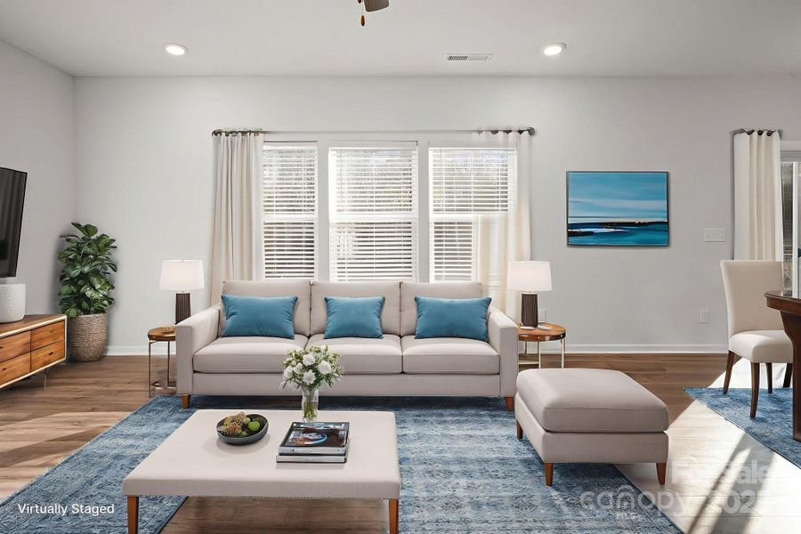 Furnished interior view inside a new home in Martha's Ridge, Statesville (Image 9). Furnished interior view inside a new home in Martha's Ridge, Statesville (Image 9).