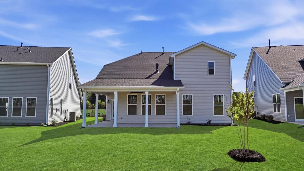 Exterior details and patio area of a home in Foxbank, Gray Court (Image 3).