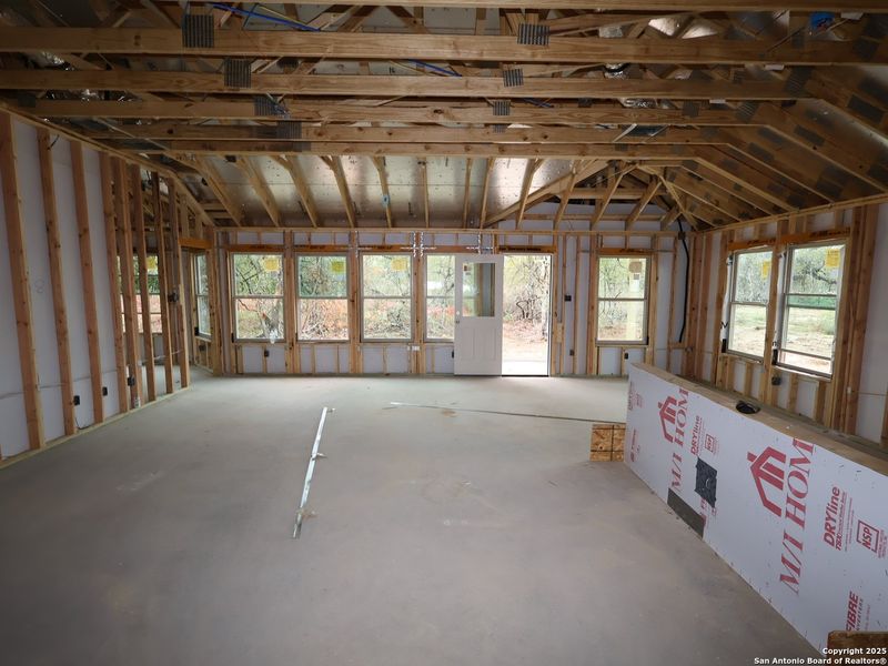 In-progress construction of a new home in Jordan's Ranch, San Antonio, TX (Image 29).