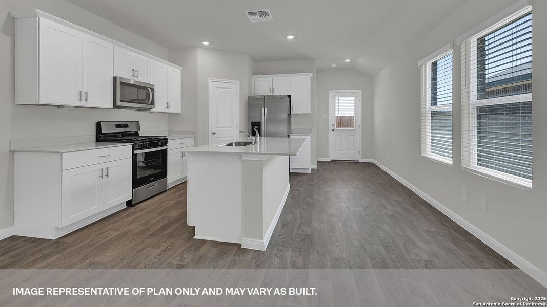 Furnished interior view inside a new home in Whisper South, San Marcos (Image 10).
