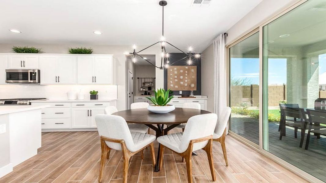 Representative furnished interior of a home built from the 40R3 by Taylor Morrison in Los Cielos at Rancho Mercado, Surprise (Image 14).