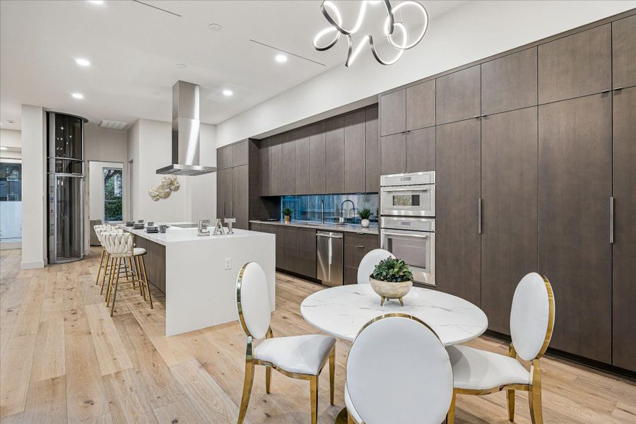 Furnished interior view inside a new home in , Houston (Image 19).