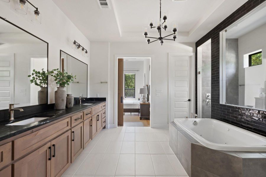 Furnished interior view inside a new home in , Georgetown (Image 16).