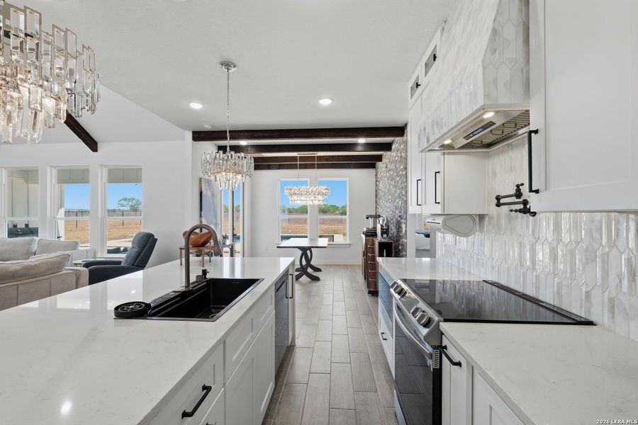 Furnished interior view inside a new home in , Floresville (Image 16).