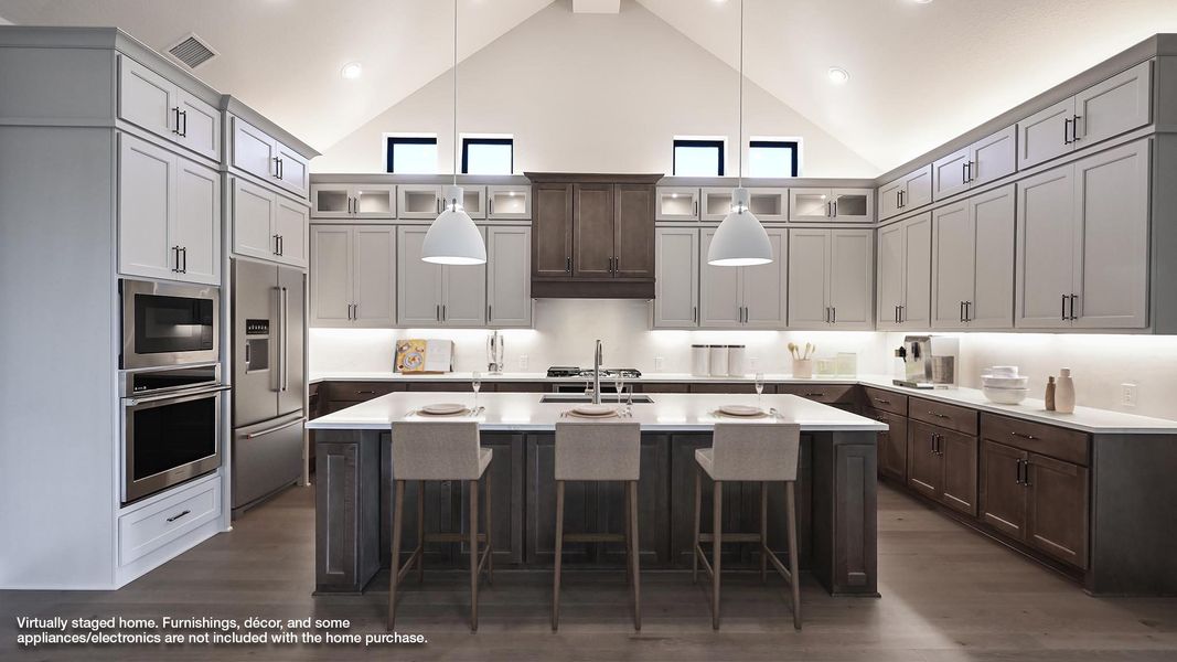 Furnished interior view inside a new home in The Preserve At Elm Creek 1 Acre, New Braunfels (Image 4).