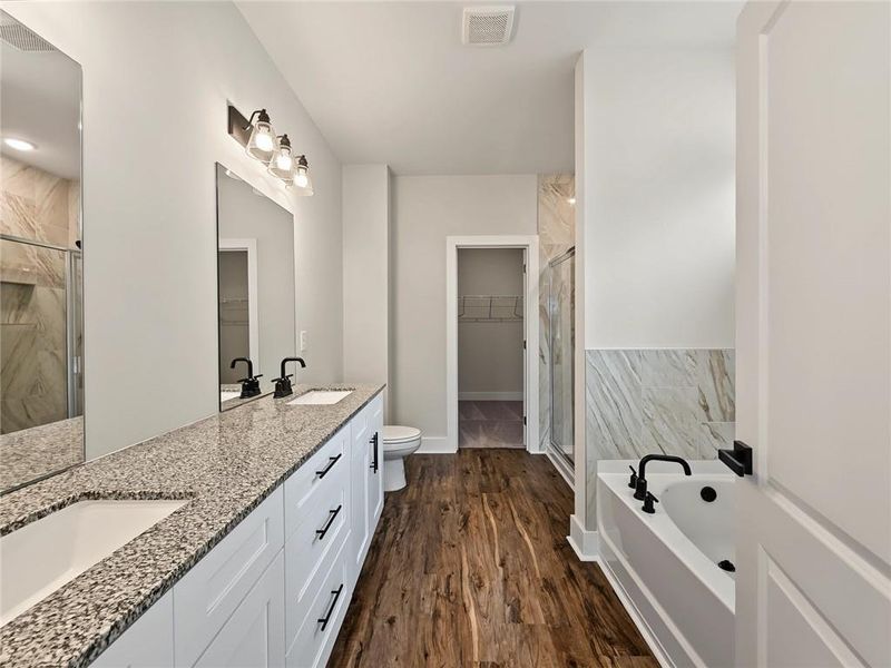 Furnished interior view inside a new home in , Austell (Image 9).