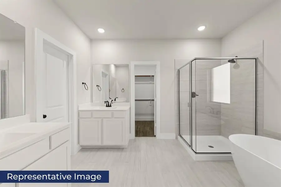 Furnished interior view inside a new home in Parkside, Denton (Image 6).