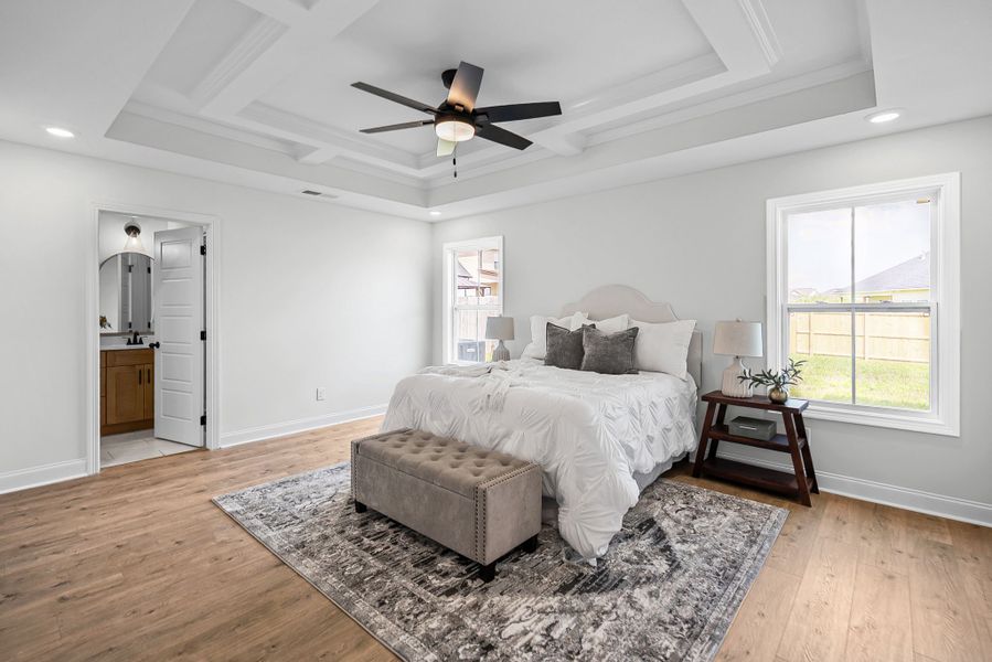 Furnished interior view inside a new home in Summerfield, Clarksville (Image 28).