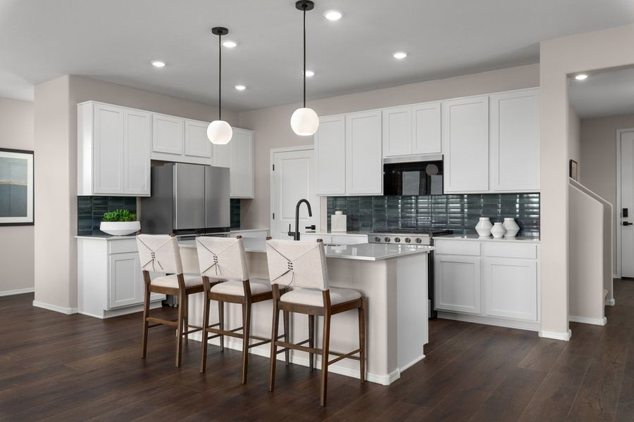 Representative furnished interior of a home built from the Plan 2331 Modeled by KB Home in Entrada Del Toro at Rancho Sahuarita, Sahuarita (Image 6).