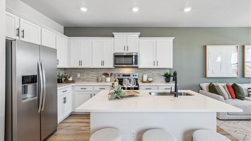 Furnished interior view inside a new home in Arcadia, Denver (Image 4).