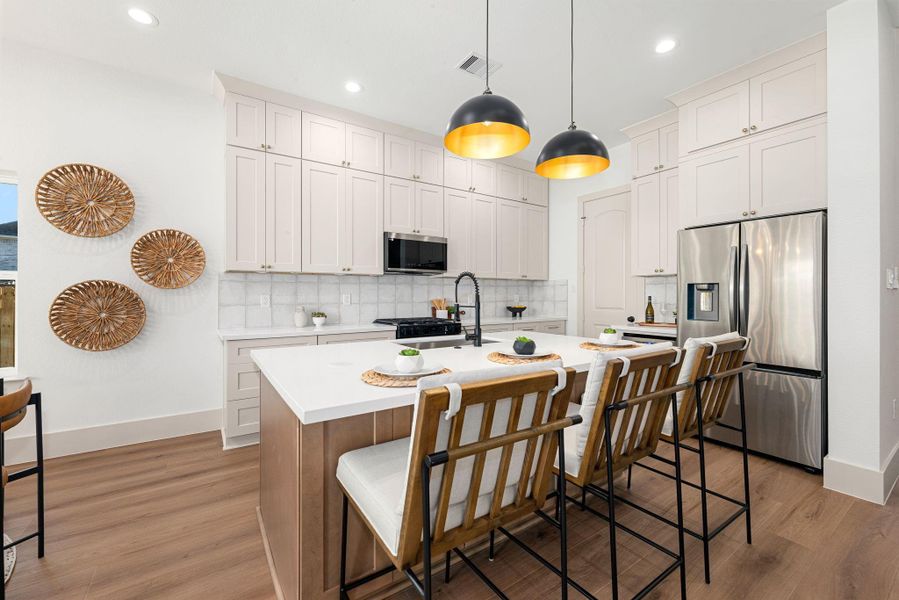 Furnished interior view inside a new home in , Tomball (Image 16).