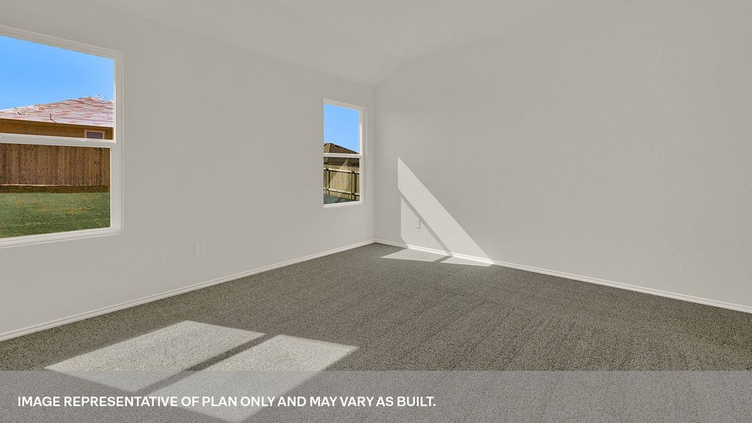 Representative unfurnished interior of a home built from the The Bellvue by D.R. Horton in Arroyo Ranch, Seguin (Image 25). Representative unfurnished interior of a home built from the The Bellvue by D.R. Horton in Arroyo Ranch, Seguin (Image 25).