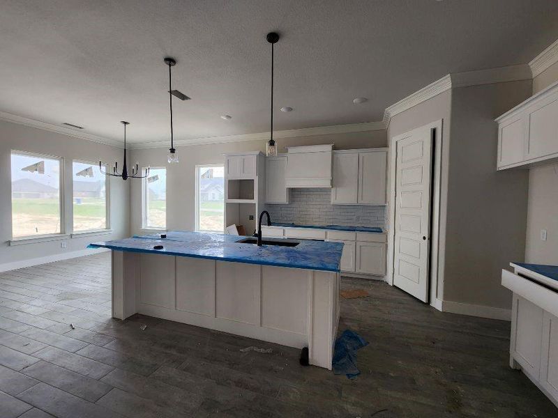 In-progress construction of a new home in Rocky Top, Krum, TX (Image 7).