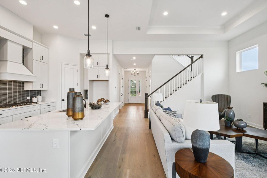 Furnished interior view inside a new home in Nocatee, Ponte Vedra (Image 10).