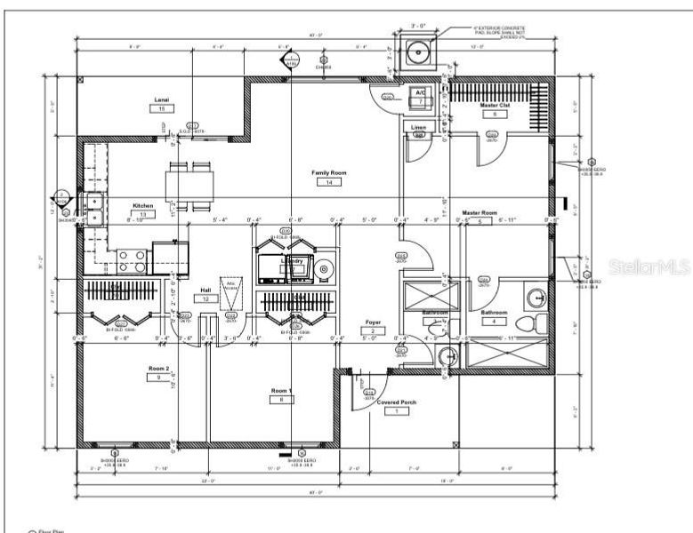 2D floor plan layout of this home in , Lake Panasoffkee, FL (Image 4). 2D floor plan layout of this home in , Lake Panasoffkee, FL (Image 4).