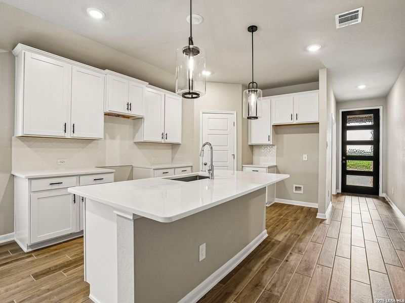 Furnished interior view inside a new home in , San Antonio (Image 4).