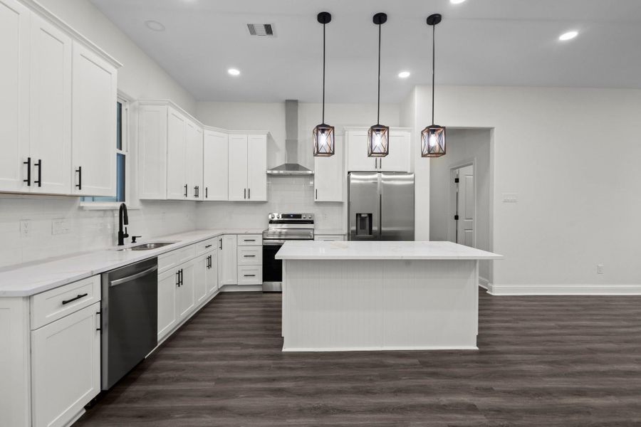 Furnished interior view inside a new home in , Orange (Image 4). Furnished interior view inside a new home in , Orange (Image 4).