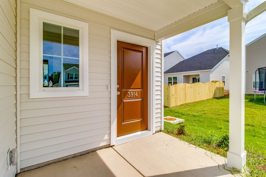 Exterior details and patio area of a home in Bluefield, Lexington (Image 3).