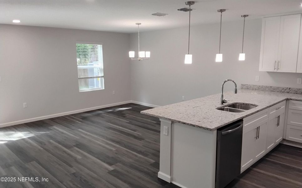 Furnished interior view inside a new home in , Jacksonville (Image 8). Furnished interior view inside a new home in , Jacksonville (Image 8).